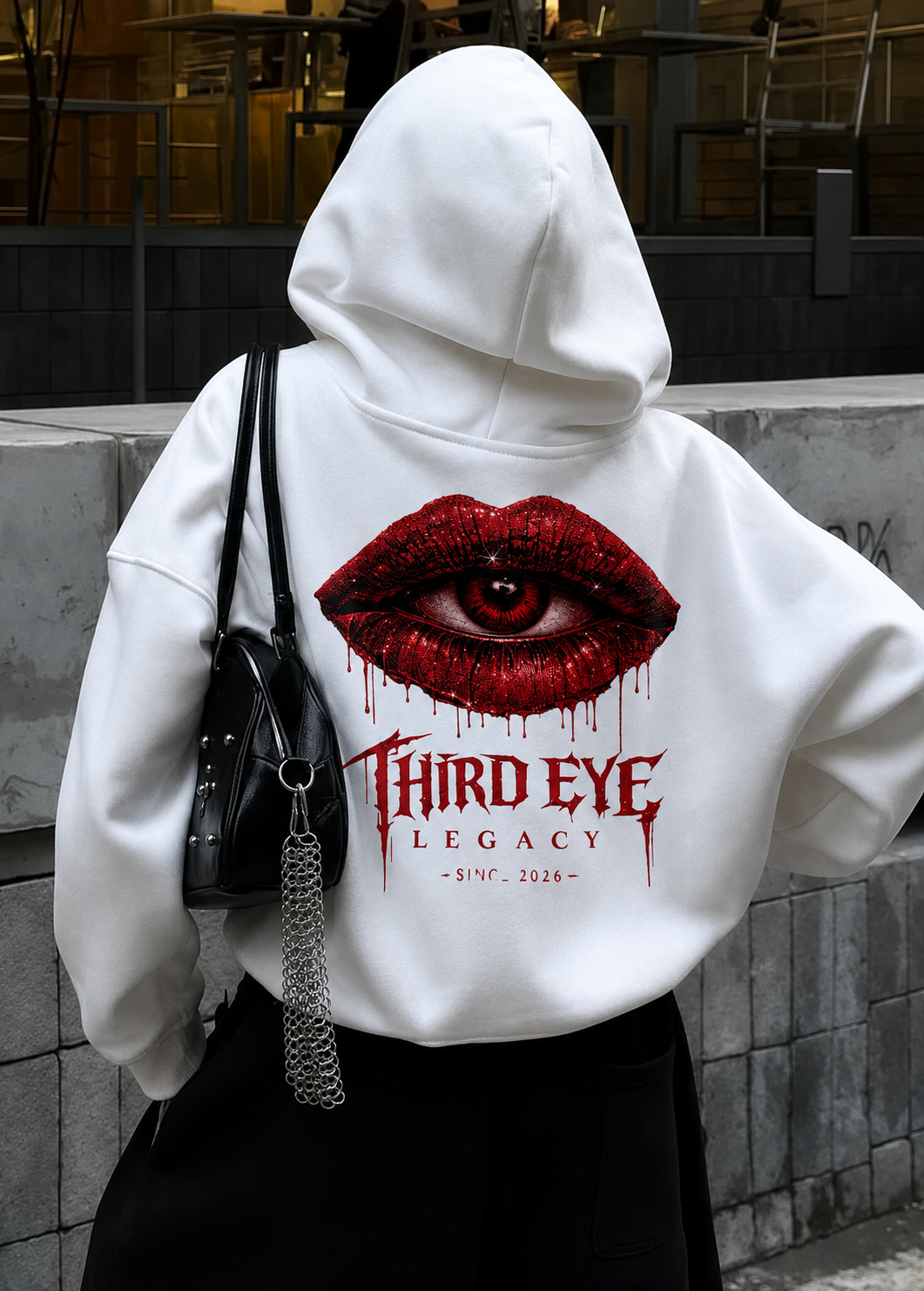 Essential Fleece Mock-Neck Crew Sweatshirt